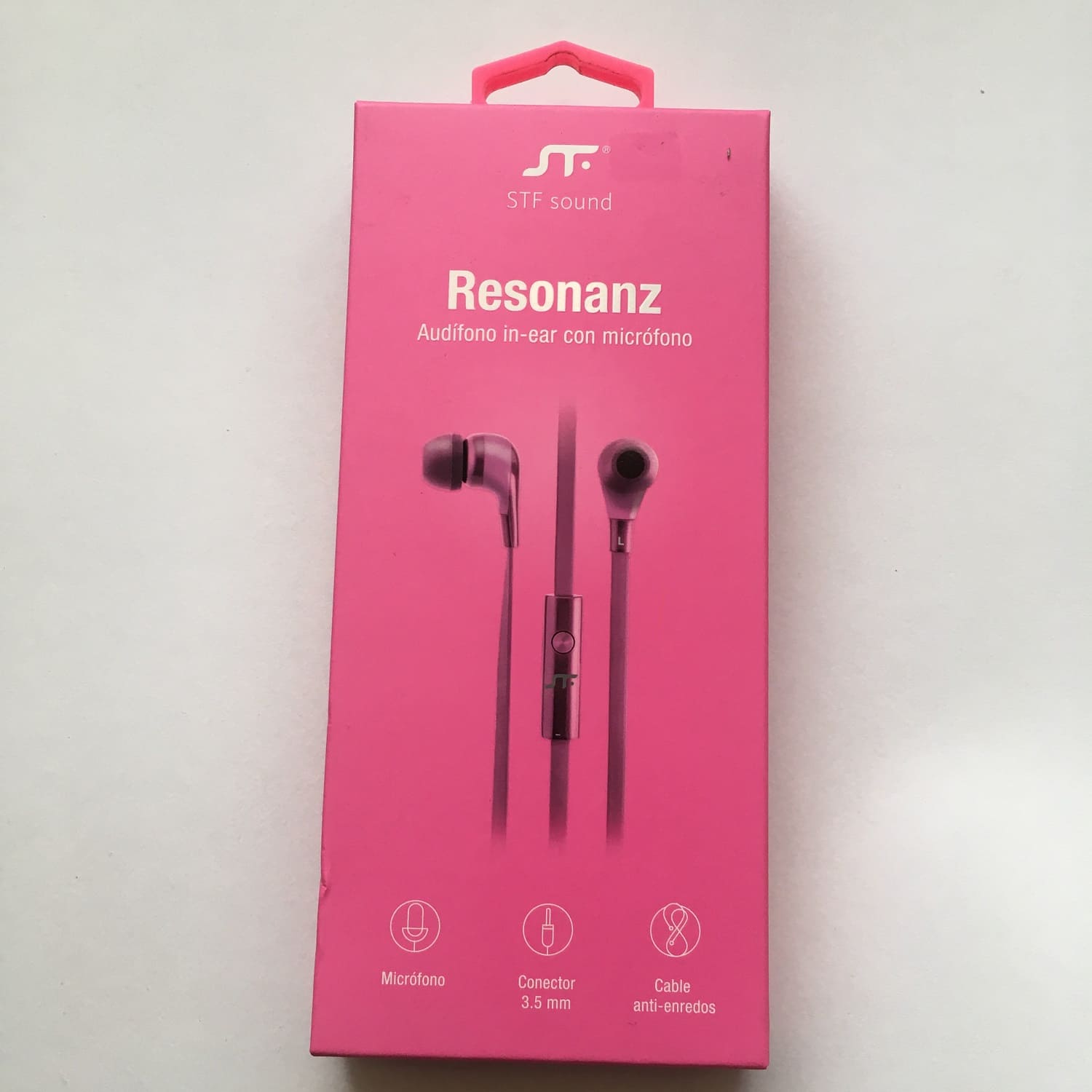 Audífono Manos Libres Resonanz Rosa Sfactory  ST-E29318