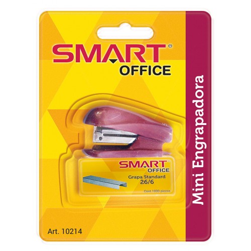 terminar coser duda Engrapadora de Plástico Mini Metálica C/1000 Grapas Smart 10214 –  PC-ELECTRÓN