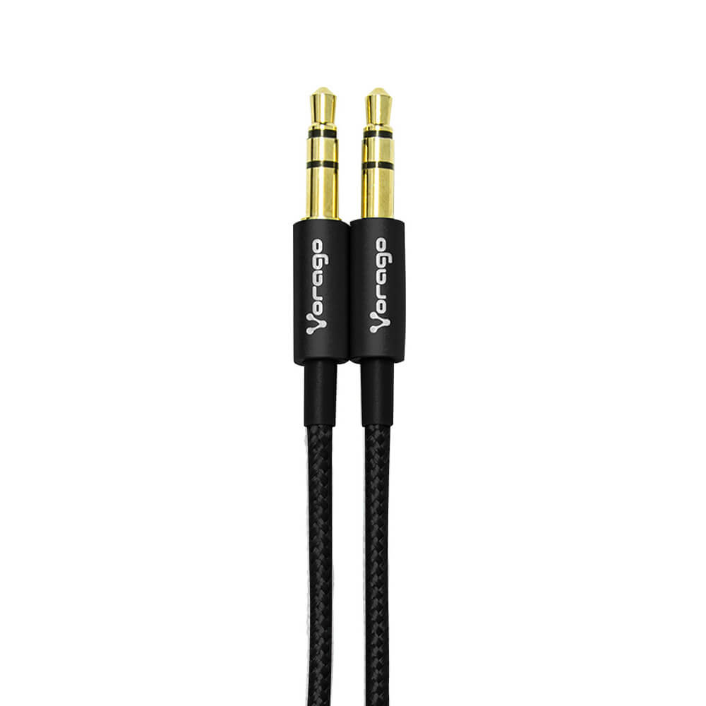 Cable audio auxiliar 3.5 mm 1 m CAB-108