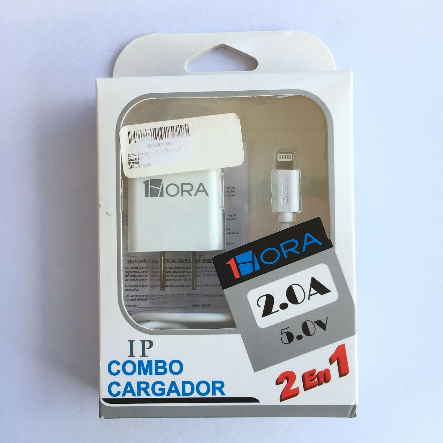 Cargador Iphone 20w Carga rapida + Cable 1:1 - Luegopago