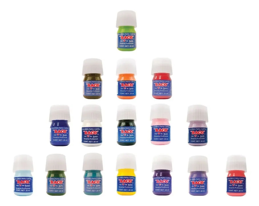 pintura baco fluorescente